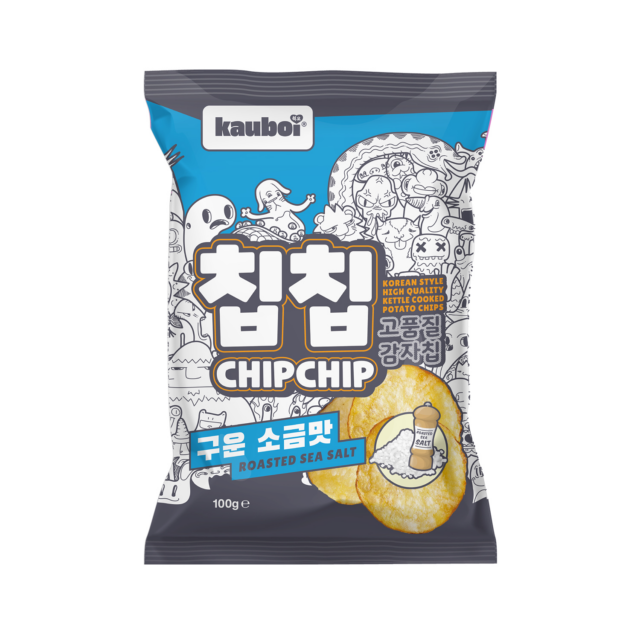 KAUBOI Chip Chip Roasted Sea Salt flavour