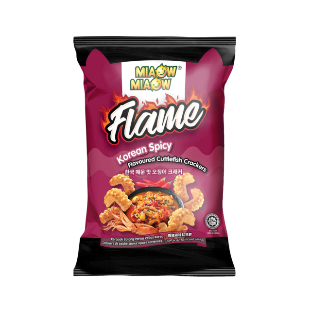 MIAOW MIAOW Flame Cuttlefish Cracker- Korean Spicy