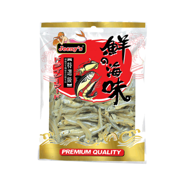 JEENY'S Ikan Bilis - MEDIUM Dried Anchovy H/On