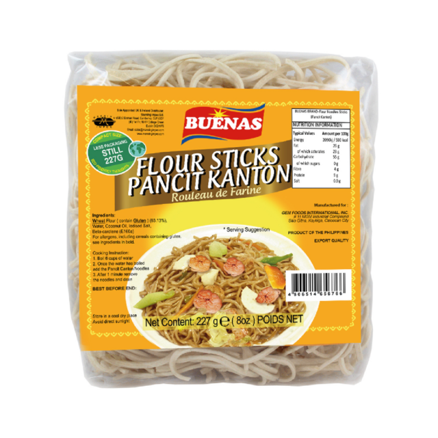 BUENAS Compact Flour Sticks - Pancit Canton