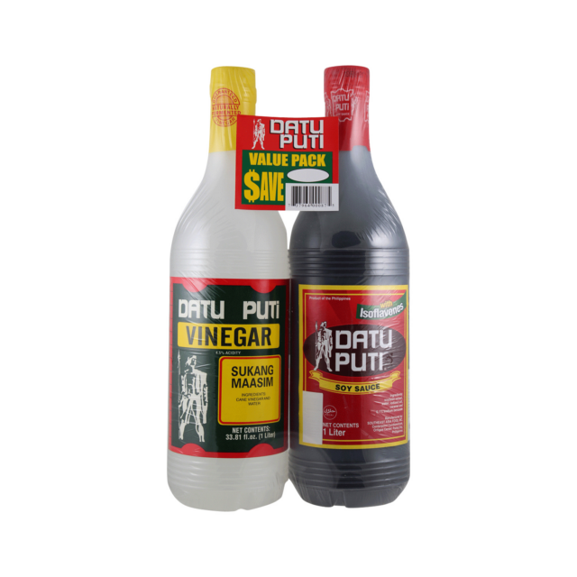 DATU PUTI Value Pack Soy Sauce and Vinegar