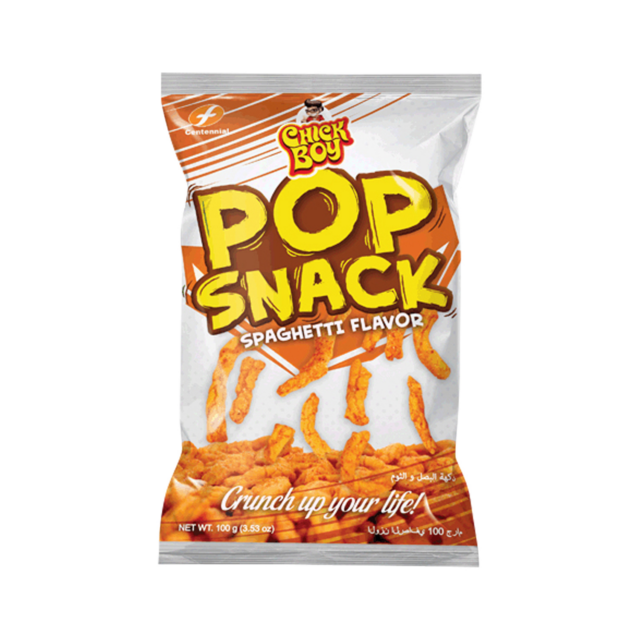 HOBE CHICK BOY Pop-Niks Corn Snack - Spaghetti