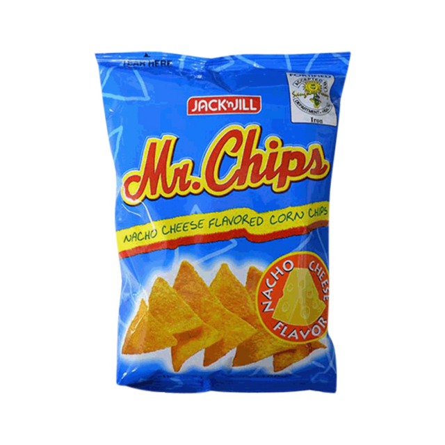 J&J Mr Chips Nacho Cheese Snack