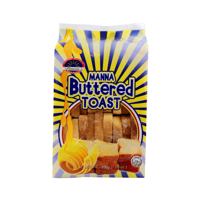 LAURA'S Manna Buttered Flavour Toasts (Pkts)