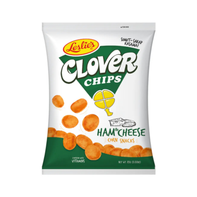 LESLIE'S Clover Chips - Ham & Cheese Flavour