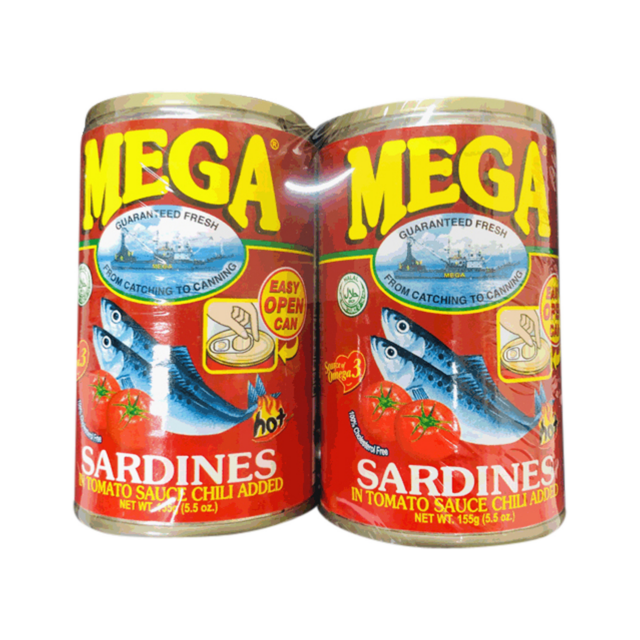 MEGA Sardines in Tomato Sce & Chilli - TWIN PACK