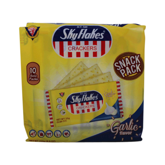 SKYFLAKES Biscuits GARLIC - 10's Single Packs