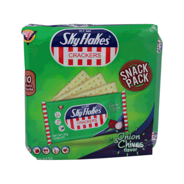 SKYFLAKES Biscuits ONION&CHIVES-10's Single Pack