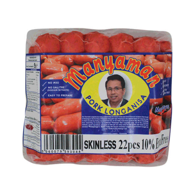 MANDHEY'S MANYAMAN Pork Longanisa SKINLESS - Reg