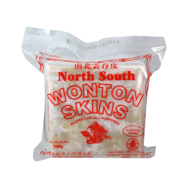 NORTH SOUTH Wonton Pastry - ORANGE (Frying) 02113