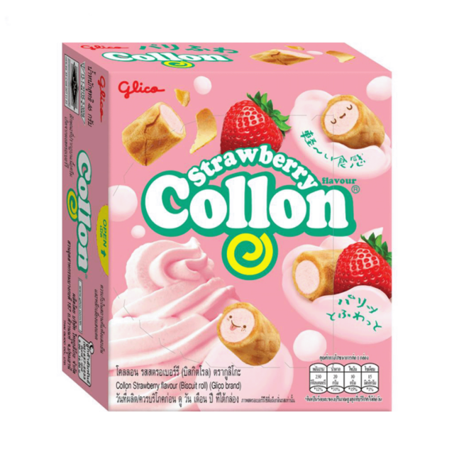 GLICO COLLON Biscuit - Strawberry