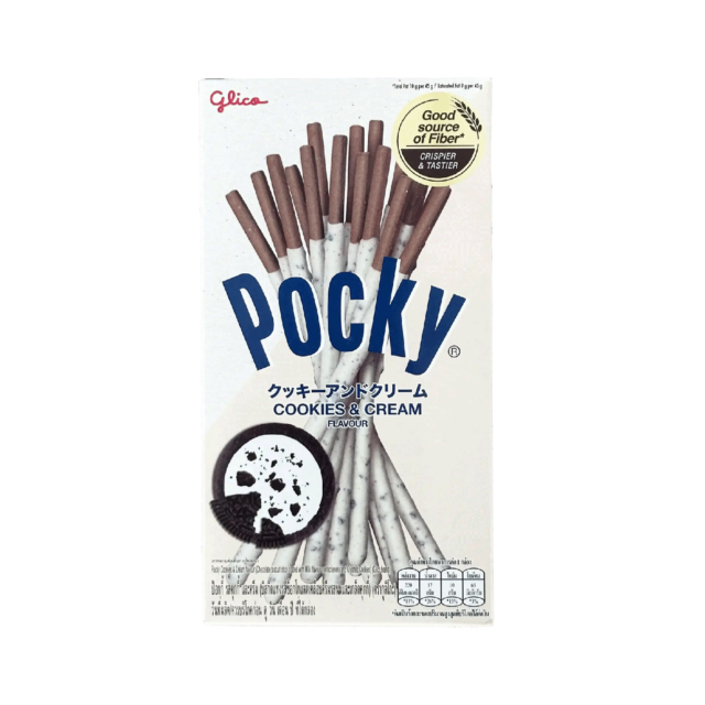 GLICO POCKY Sticks - Cookies & Cream