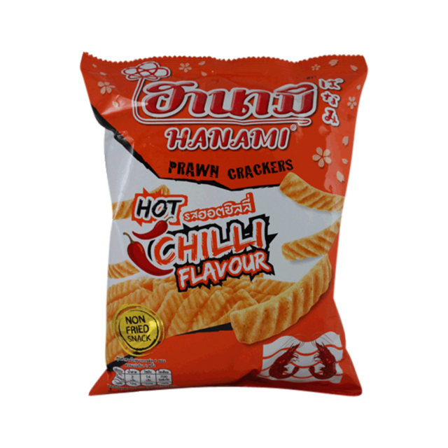 HANAMI Prawn Crackers - Hot Chilli