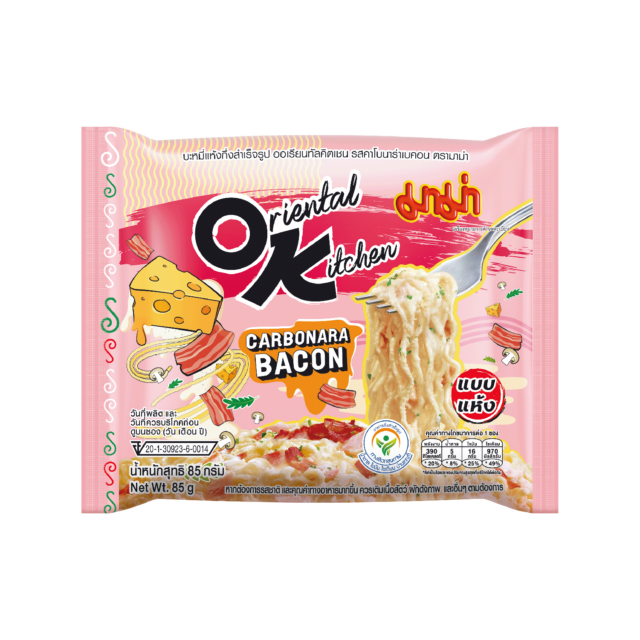 MAMA ORIENTAL KITCHEN Noodle -Carbonara Bacon Flavour