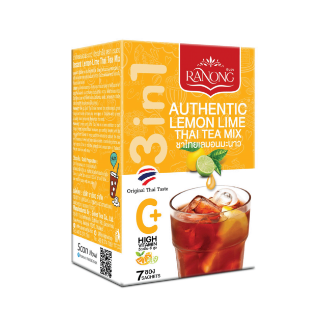 RANONG TEA Thai Tea Lemon Lime Mix 7s