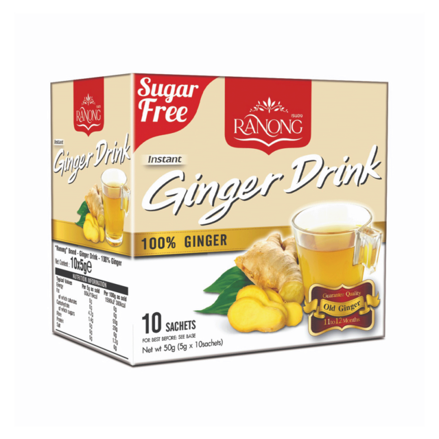 RANONG Xtra Mature Ginger Drink - Sugar Free 10's