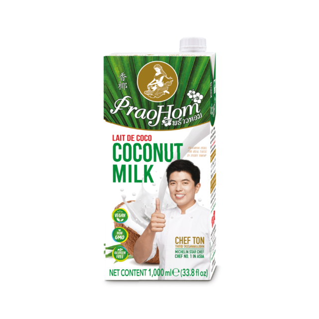 PRAOHOM UHT Coconut Milk 17-19% TETRA with Cap