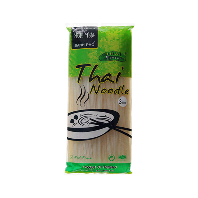 THAI FLAVOUR 23cm Straight Cut Rice Stick 3mm (M)