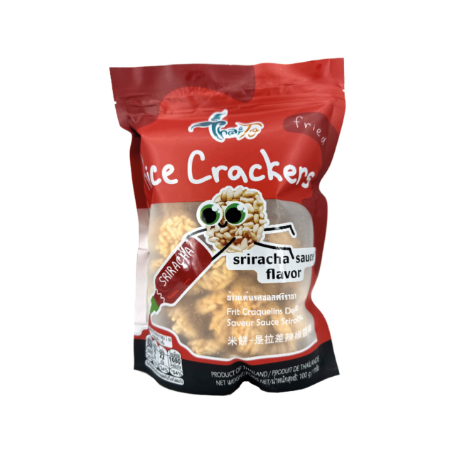 THAI TO Rice Crackers - Sriracha