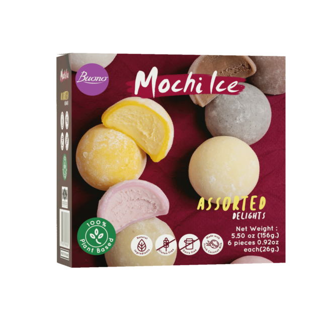 BUONO Mochi Ice Dessert-Assorted (V+S+GT+BS+M+CH)