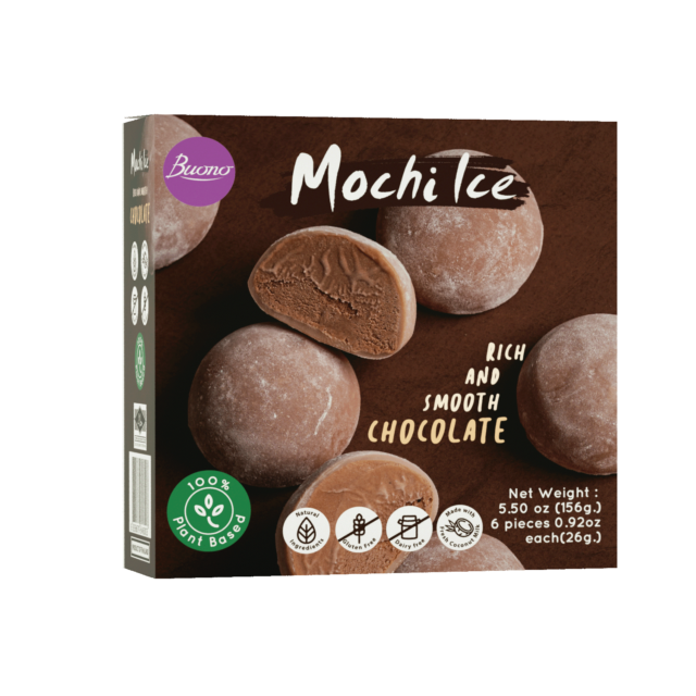 BUONO Mochi Ice Dessert - Chocolate (Dairy Free)