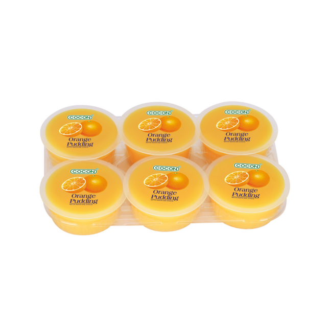 COCON Nata de Coco Pudding - Orange