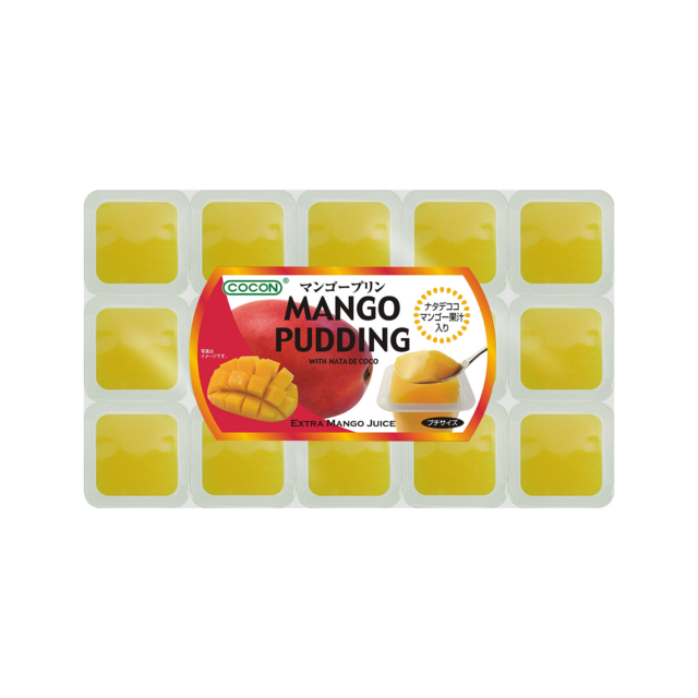 COCON Nata de Coco Cup Pudding TRAY - Mango